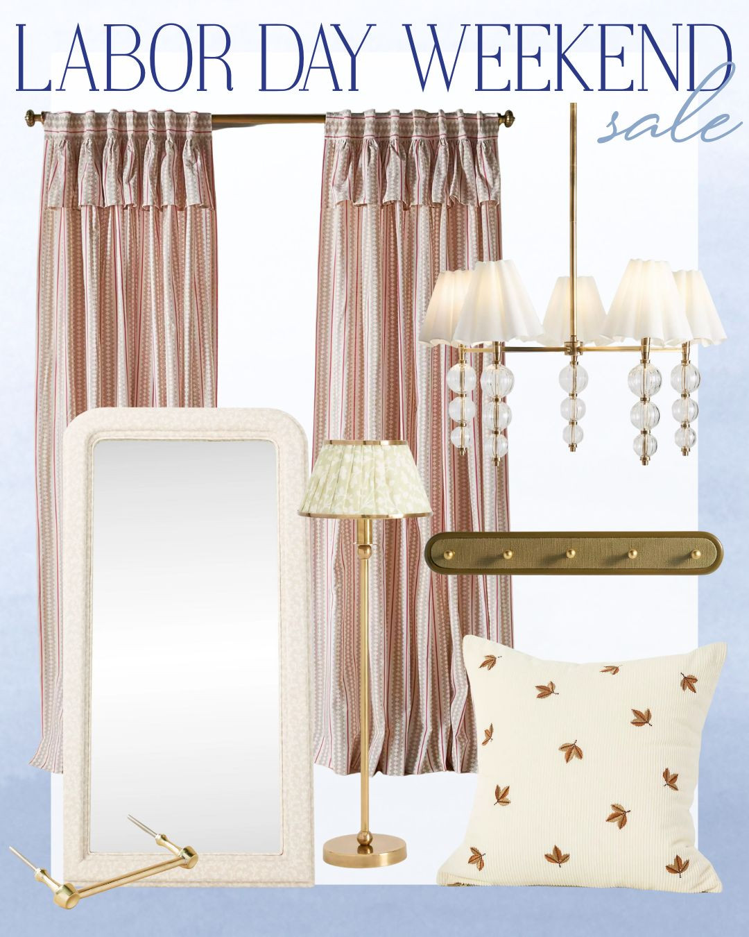 Refresh your home this Labor Day Weekend with stylish finds on sale—lighting, curtains, mirrors, and cozy accents to elevate every room.

labor day weekend sale, home decor sale, lighting sale, mirror sale, curtains on sale, anthro, anthropologie sale 

 #LTKHome #LTKSaleAlert