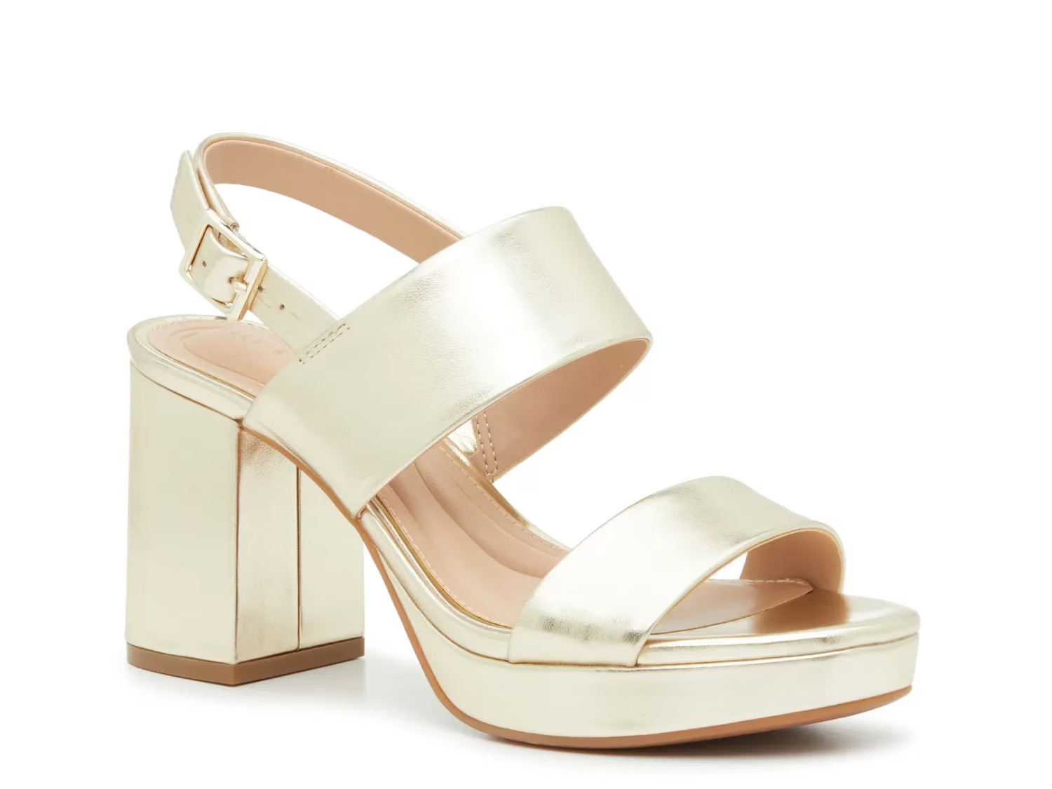 Kelly & Katie Genot Sandal | Women's | Gold Metallic | Size 8.5 | Sandals | Slingback | DSW