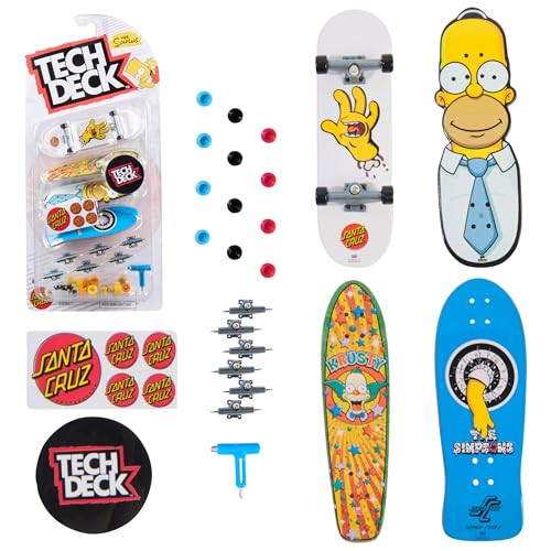 TECH DECK, Ultra DLX Fingerboard 4-Pack, Simpsons Skateboards, Collectible and Customizable Mini Skateboards, Kids Toys for Ages 6 and up | Amazon (US)