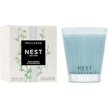 NEST New York Scented Classic Candle, Driftwood & Chamomile - 8.1 oz - Up to 60-Hour Burn Time - ... | Amazon (US)