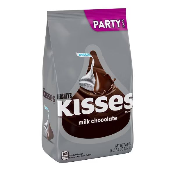 Hershey's Milk Chocolate Kisses - 35.8oz | Target