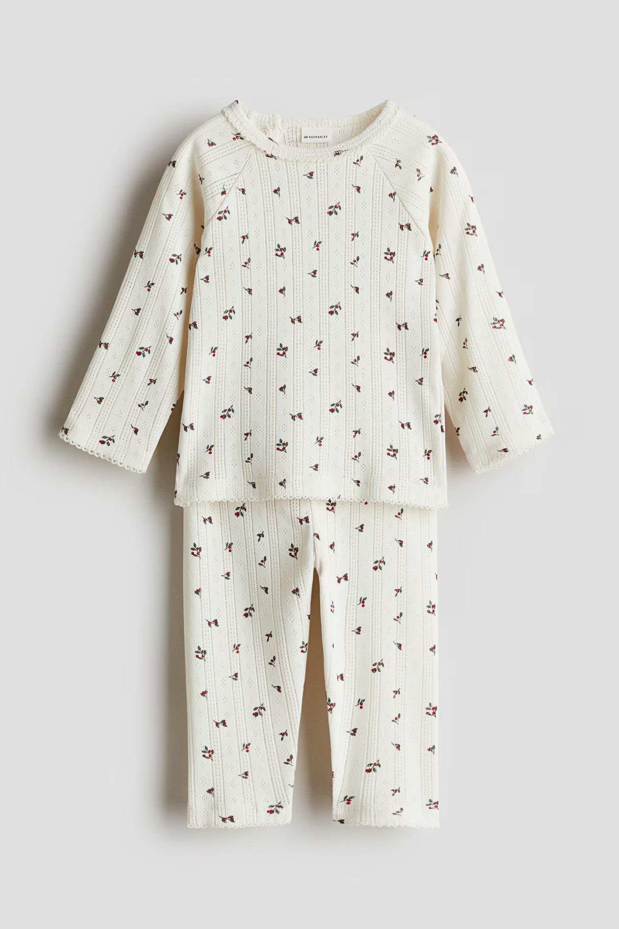 2-Piece Cotton Pointelle Set | H&M (US + CA)