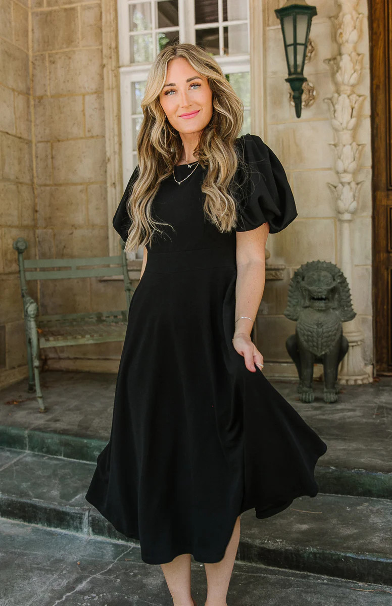 Charlie Dress in Black | Ivy City Co