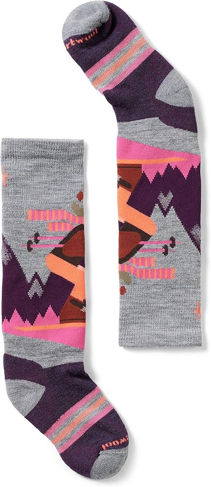 Smartwool Unisex Kids Wintersport Full Mountain Moose Pattern Otc Socks (Toddler/Little Kid/Big K... | Amazon (US)