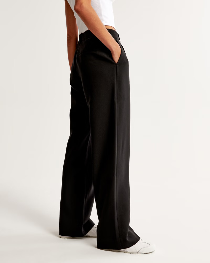 A&F Sloane Low Rise Tailored Pant | Abercrombie & Fitch (US)