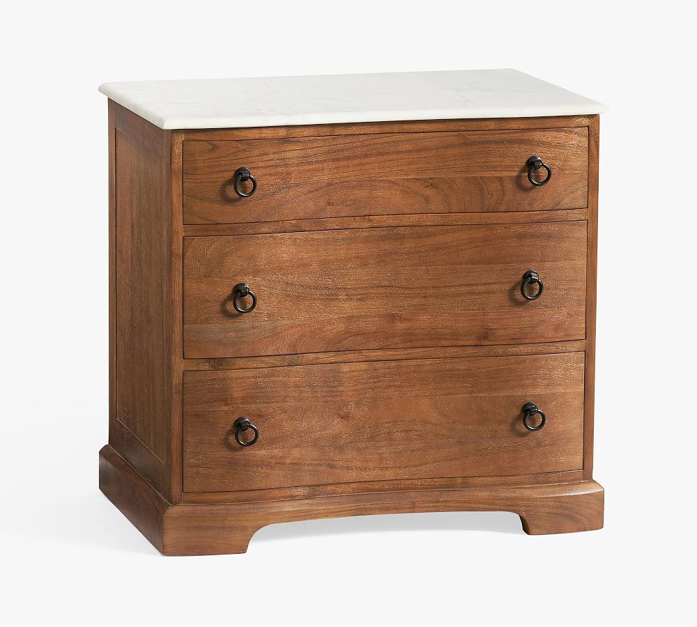 Scarlett Marble Nightstand (28") | Pottery Barn (US)