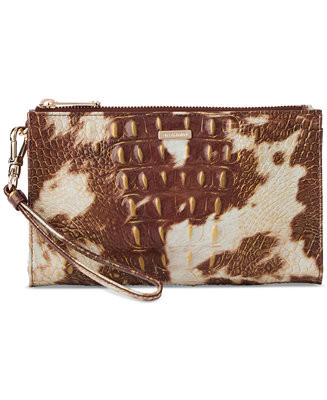 Daisy Melbourne Embossed Leather Clutch | Macy's