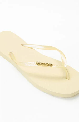 Havaianas Women's Slim Square Metallic Sandals | Pacsun | PacSun
