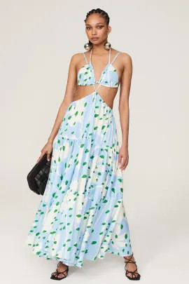 Floral Bra Top Maxi | Rent the Runway