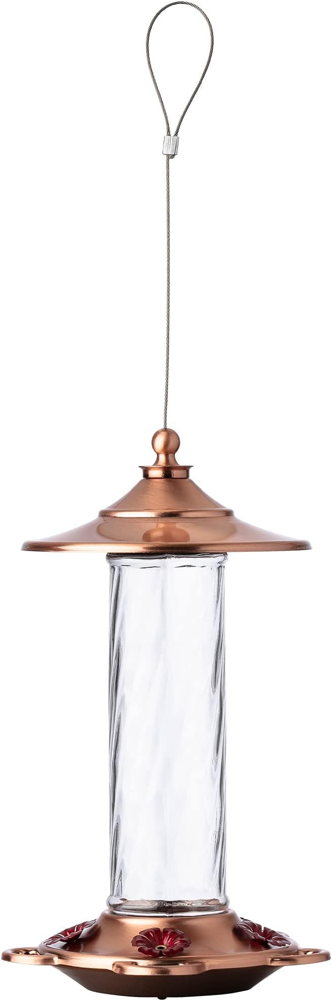 More Birds Glory Hummingbird Feeder, Glass Hummingbird Feeders for Outdoors, 5 Feeding Stations, ... | Amazon (US)