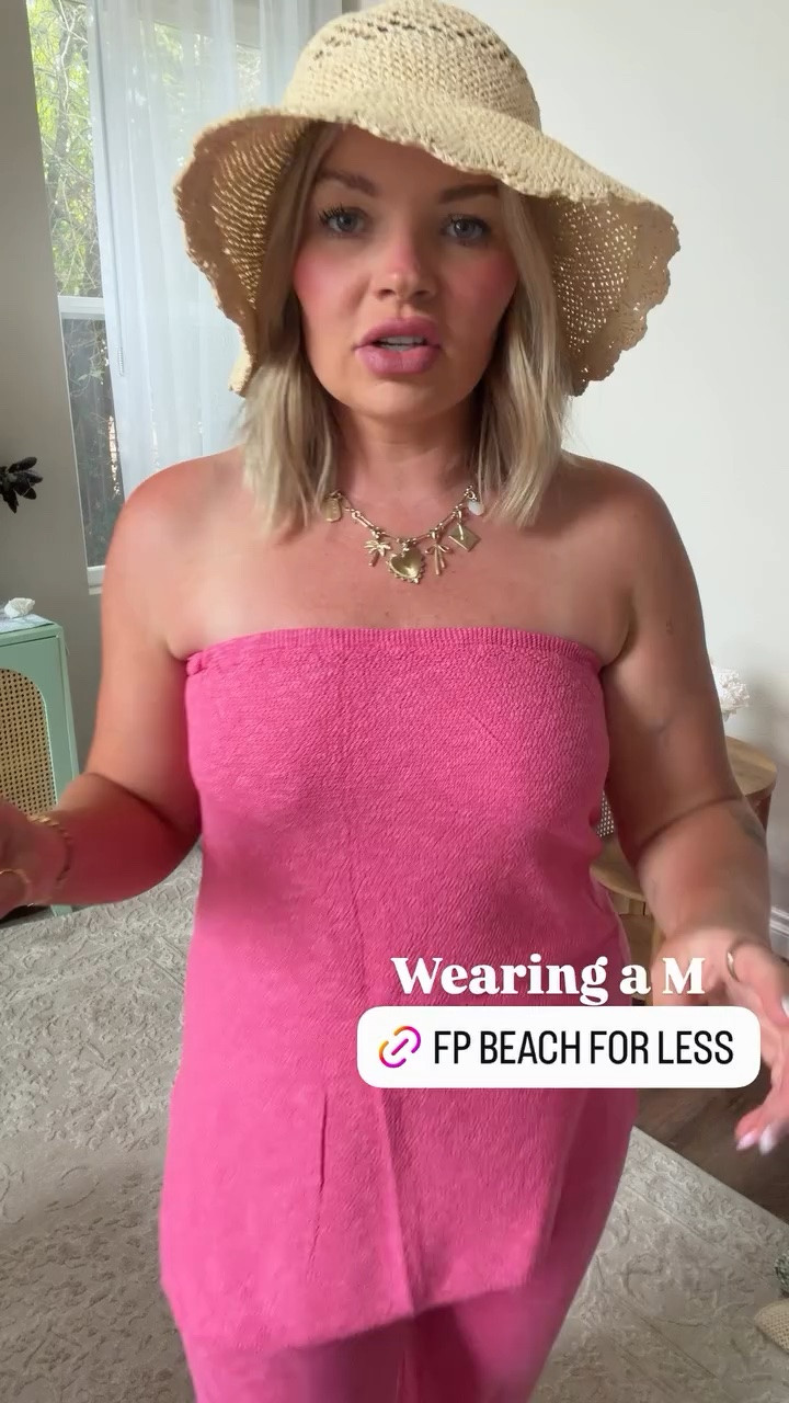 Wearing a M in this free people beach look for less!

#LTKSeasonal #LTKMidsize #LTKSaleAlert