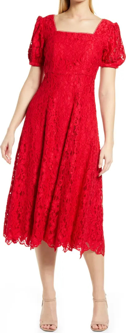 Lace Fit & Flare Dress | Nordstrom