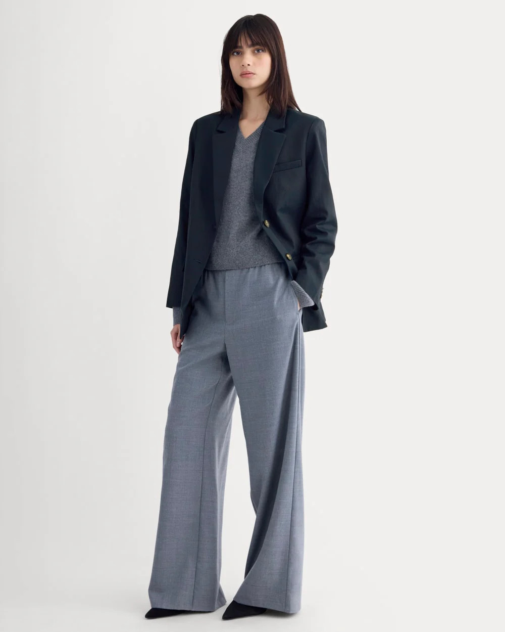 The Oversized Blazer in Buttersmooth | Navy | Everlane