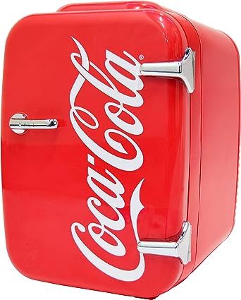 Coca-Cola Vintage Chic 4L Cooler/Warmer Mini Fridge by Cooluli for Cars, Road Trips, Homes, Offic... | Amazon (US)