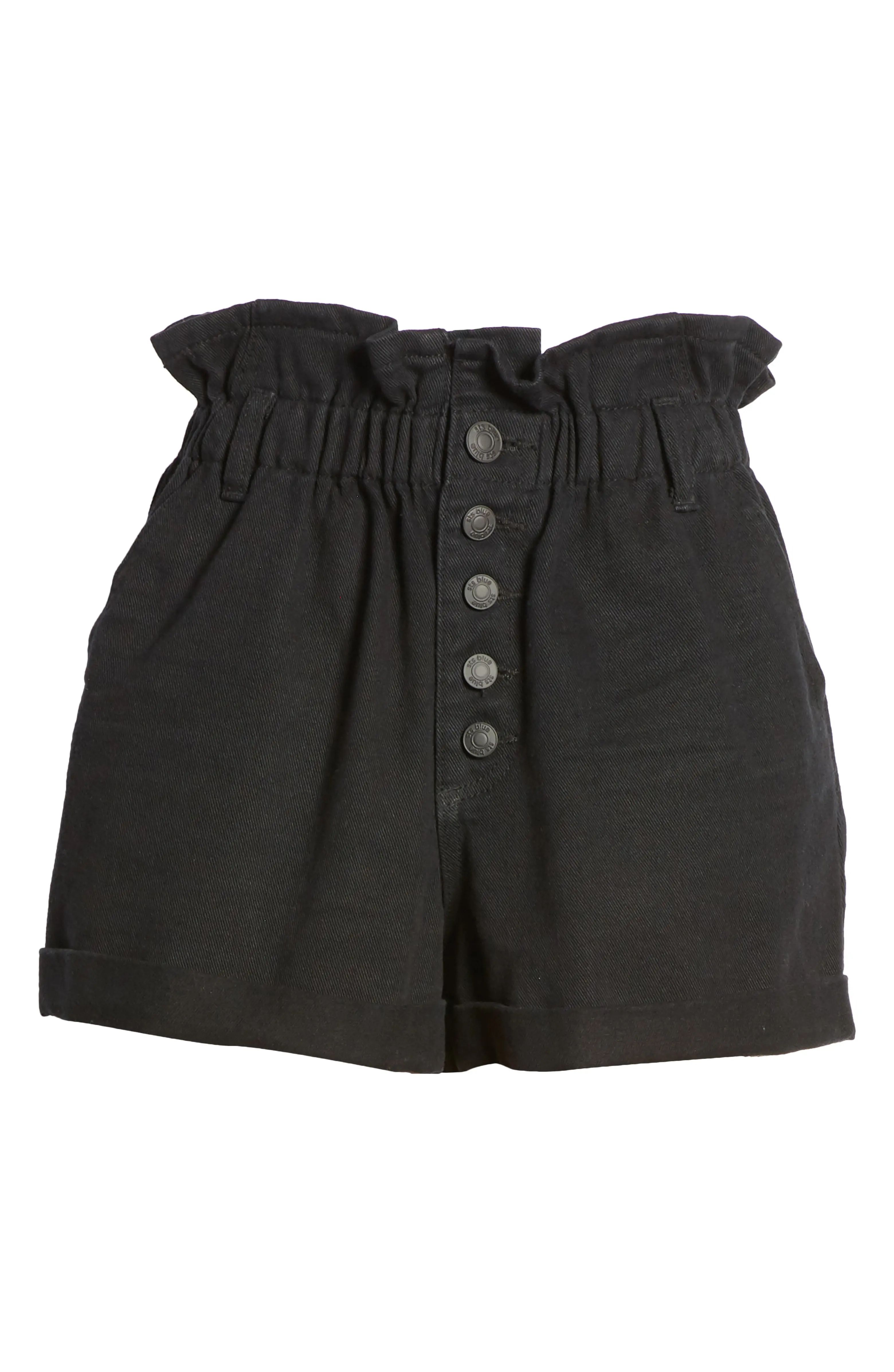STS Blue Hayley High Waist Paperbag Denim Shorts | Nordstrom | Nordstrom