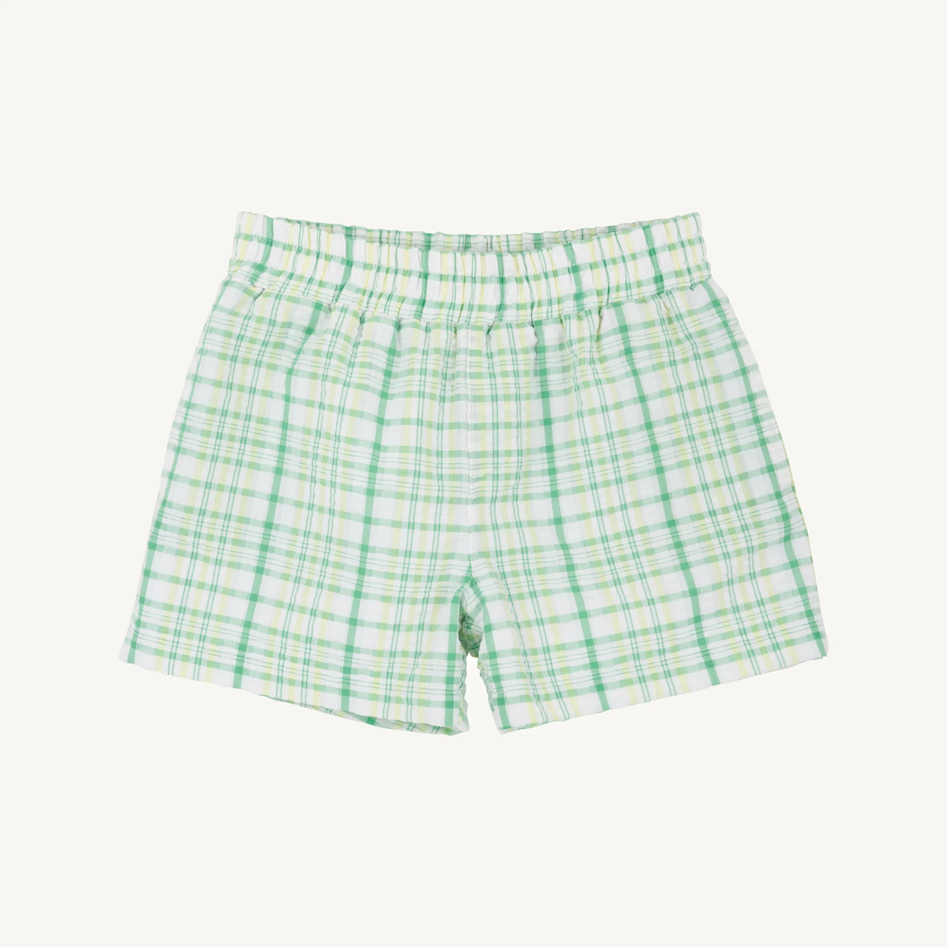 Sheffield Shorts - Gibson Island Green & Lake Worth Yellow Sewanee See | The Beaufort Bonnet Company