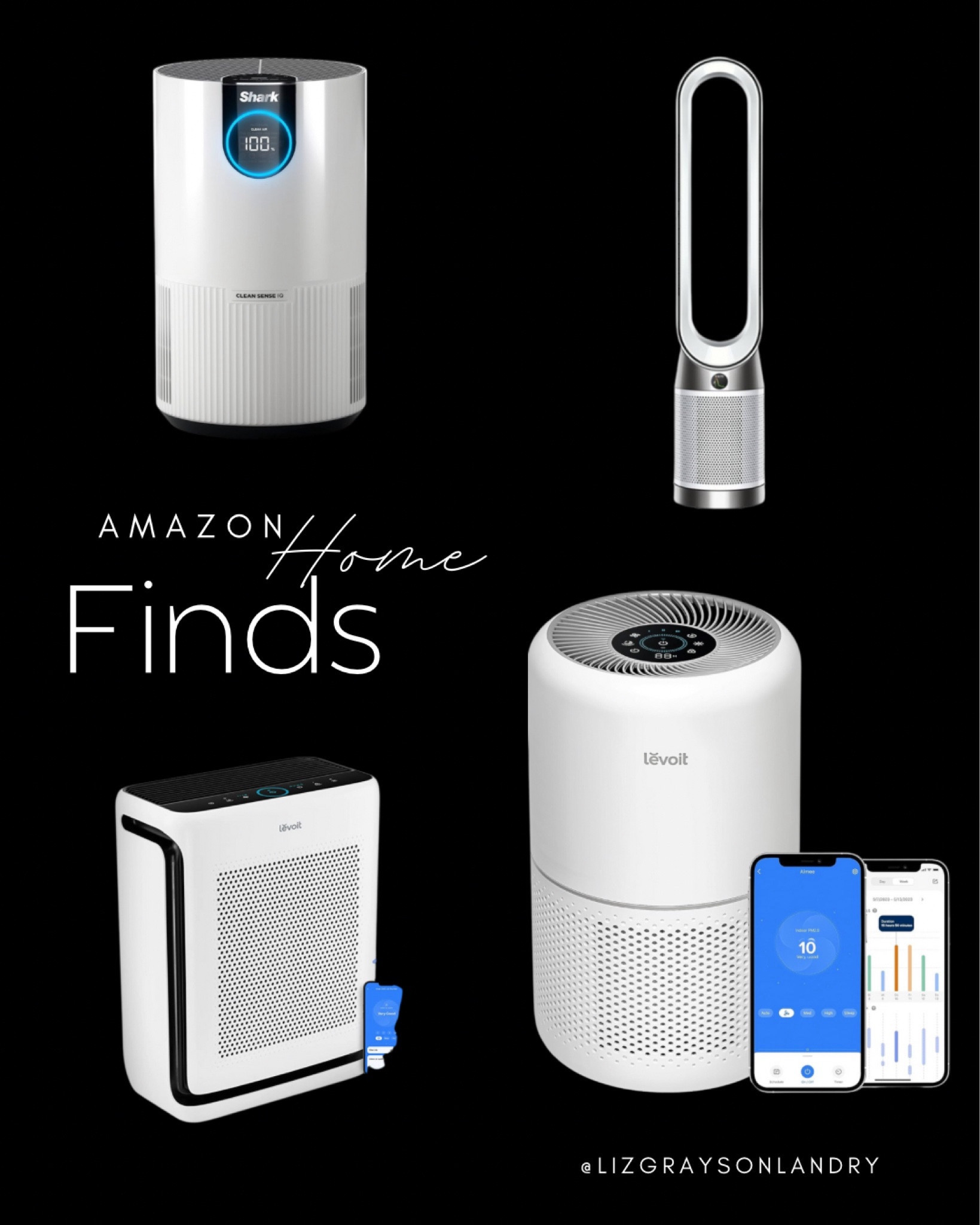 Dust, allergies, and pet hair are no bueno! I did some research for an air purifier for our room and am going to try this one with the wifi option. 

#LTKhome