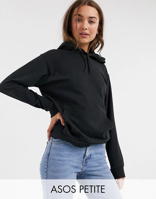 ASOS DESIGN Petite ultimate hoodie in black | ASOS UK