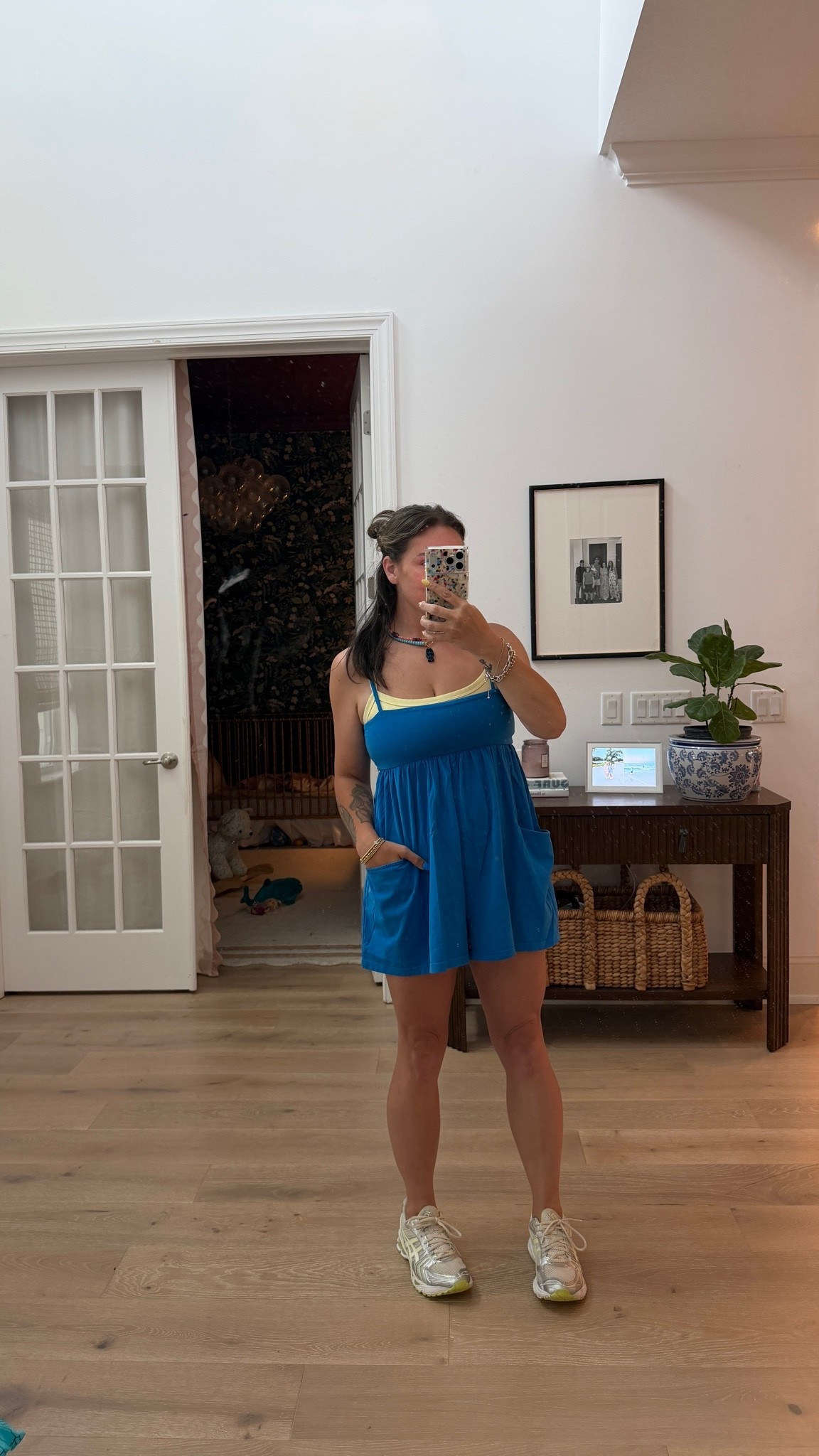 wearing size S in the romper!