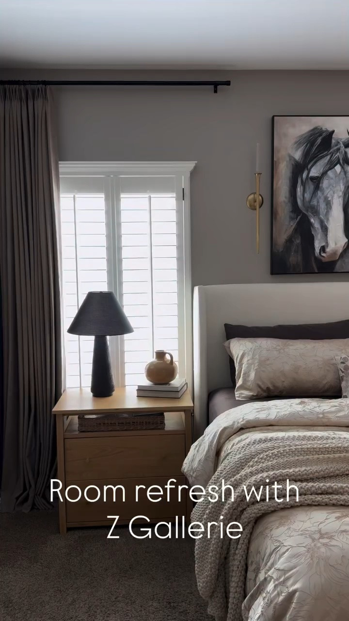 I have been working on a little refresh in the primary bedroom  and I love how these @zgallerie help me do just that! These few simple but gorgeous swaps really brought a whole new look and feel to the room!

@zgallerie has so many pieces and styles to help you pull a room together. You can shop my favorites in the link in my bio and stories and use code ND for 5% off your purchase.

#zgallerie #homedecor #homestyle #decorated #bedroomrefresh