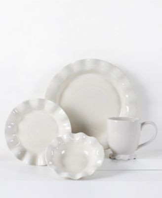 Coton Colors Signature White 4 Piece Place Setting - White | Macy's