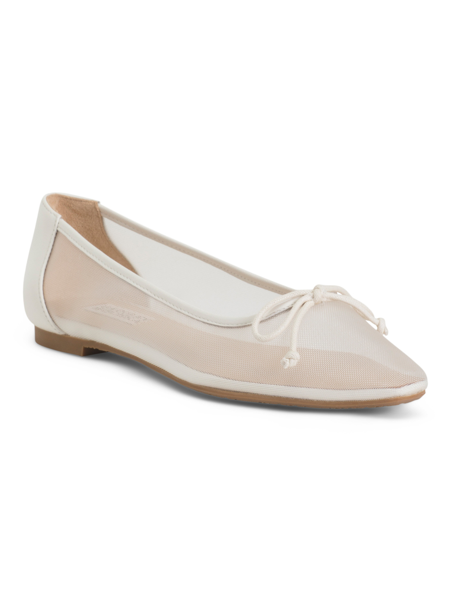 Cam Pointy Toe Flats With Bow | TJ Maxx