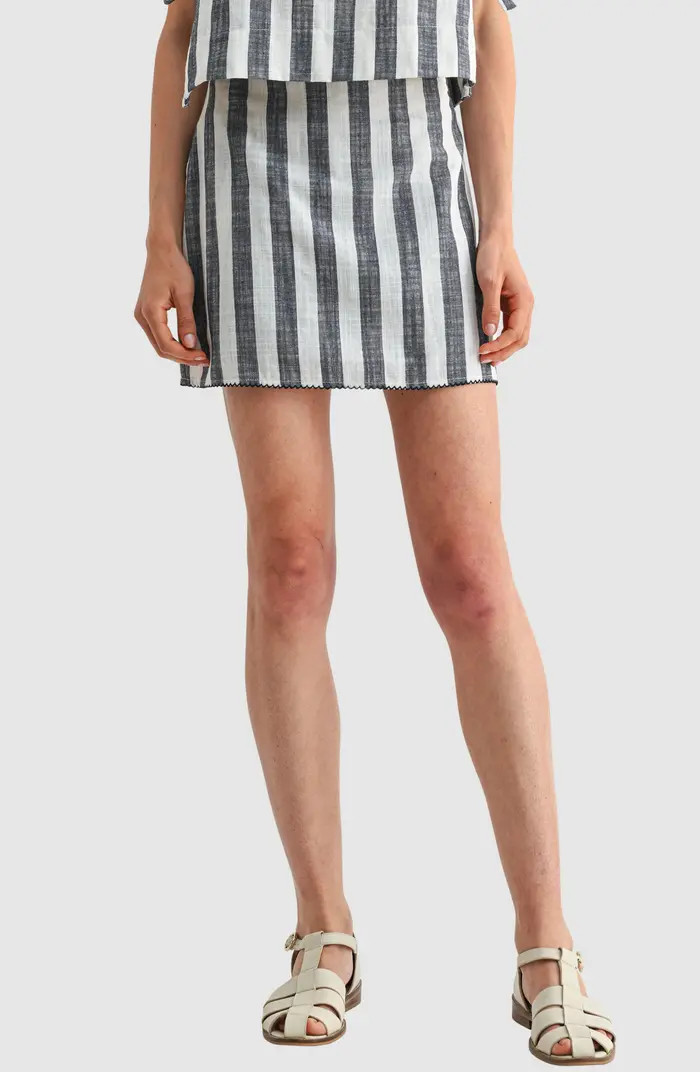 All in Favor Linen Blend Miniskort | Nordstrom | Nordstrom