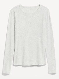 Plush Long-Sleeve Crew-Neck T-Shirt for Women | Old Navy (US)