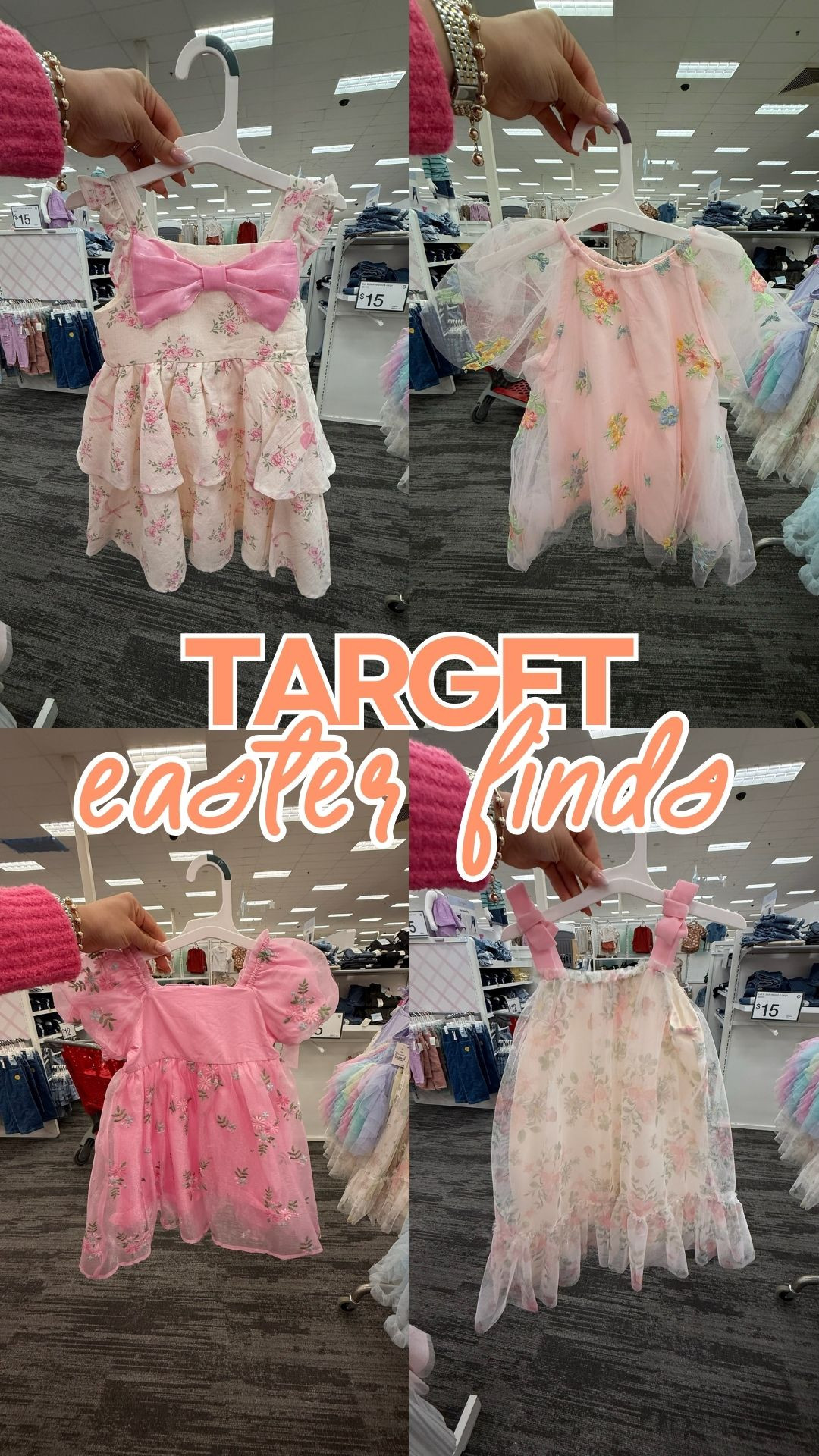 Target toddler spring dresses! These floral styles are perfect for Easter, spring photos, and special occasions—I’m not sure I can pick just one. 

 #LTKmomlife #LTKSeasonal #LTKKids
