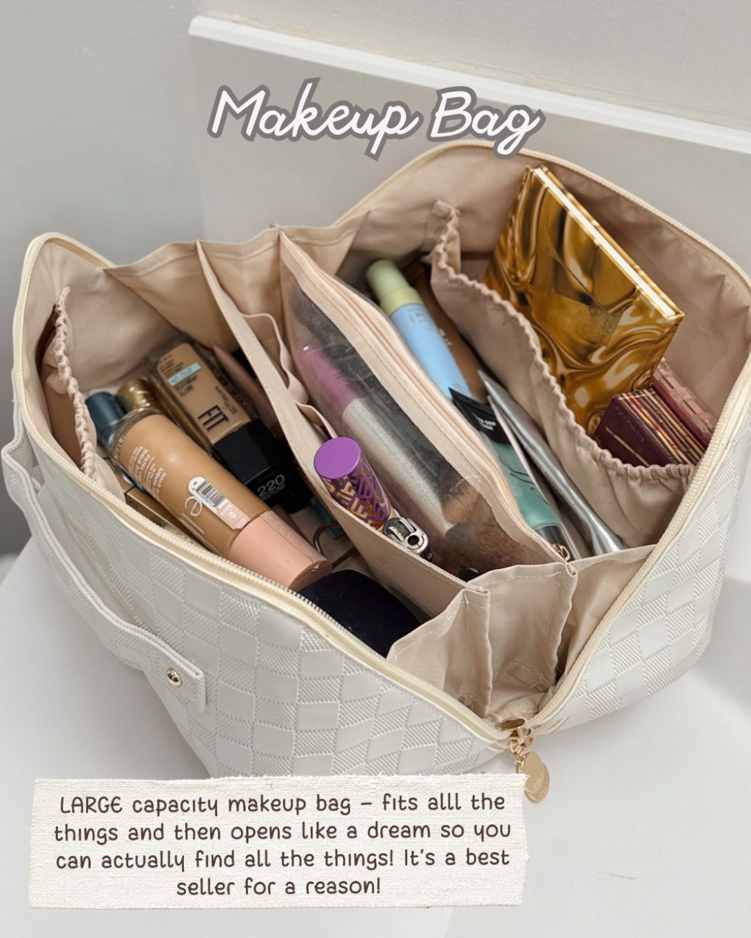 This bag opens up completely and fits SO much!!! Perfect gift for Mom! 

 #LTKMothersDay #LTKSaleAlert #LTKBeauty
