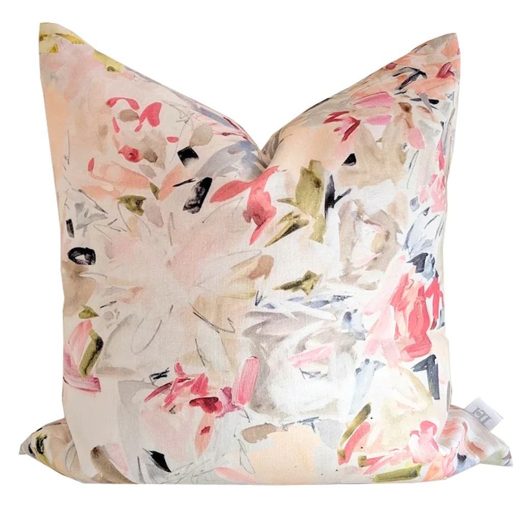 "Garden" Pillow Cover by Lo Home x Taelor Fisher | Lo Home by Lauren Haskell Designs