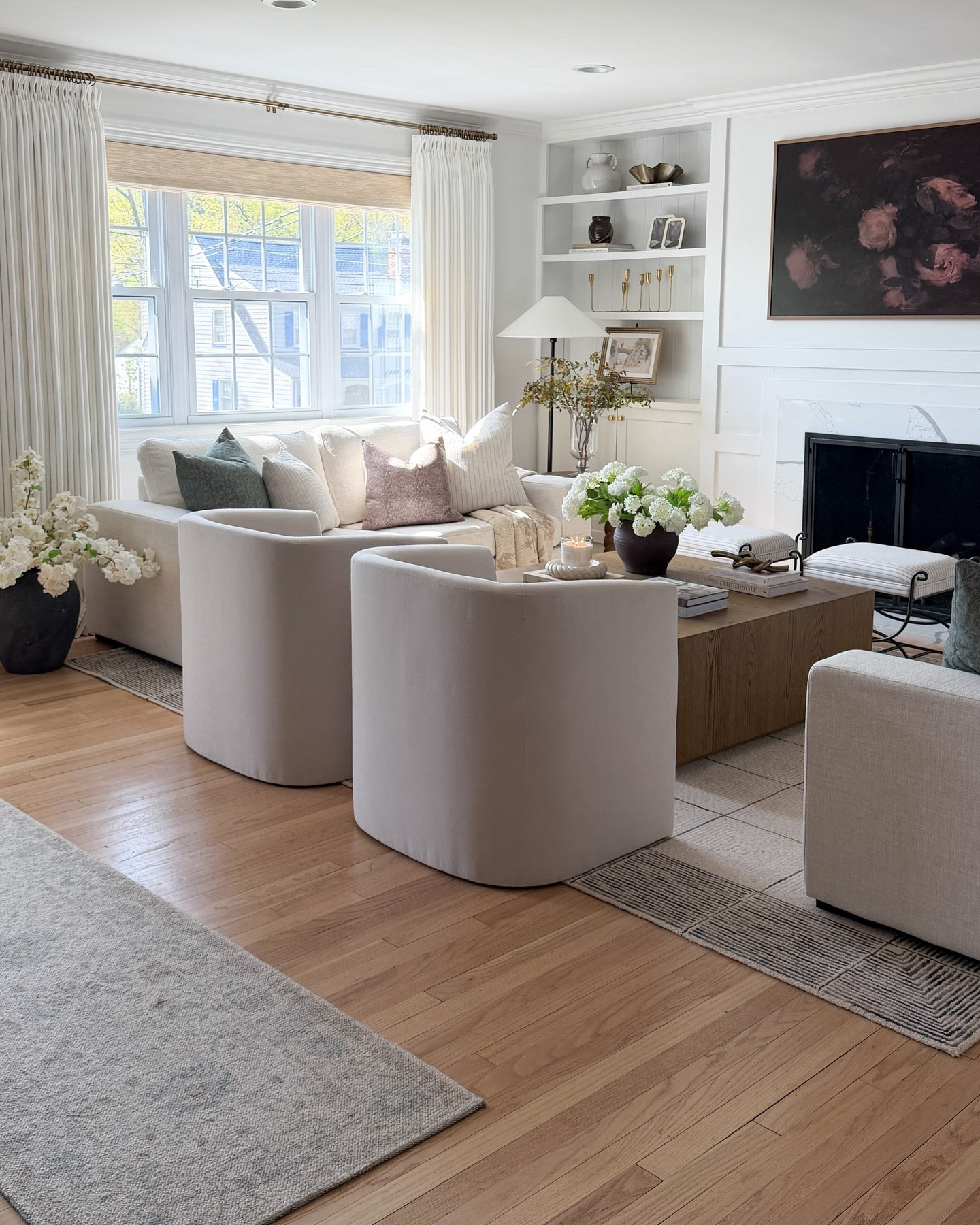 Just finishing refreshing our living room and it finally feels the way I envisioned it… calm, layered, and quietly elevated. 🤎

What I love most though… is that every detail here is actually achievable. Pieces sourced from Wayfair, Target, and Amazon, styled in a way that feels cohesive and truly designer.

A reminder that creating a home that feels designed doesn’t have to come with a designer price tag. ✨

#modernorganic #livingroominspo #designerlook #neutralhome #interiorstyling