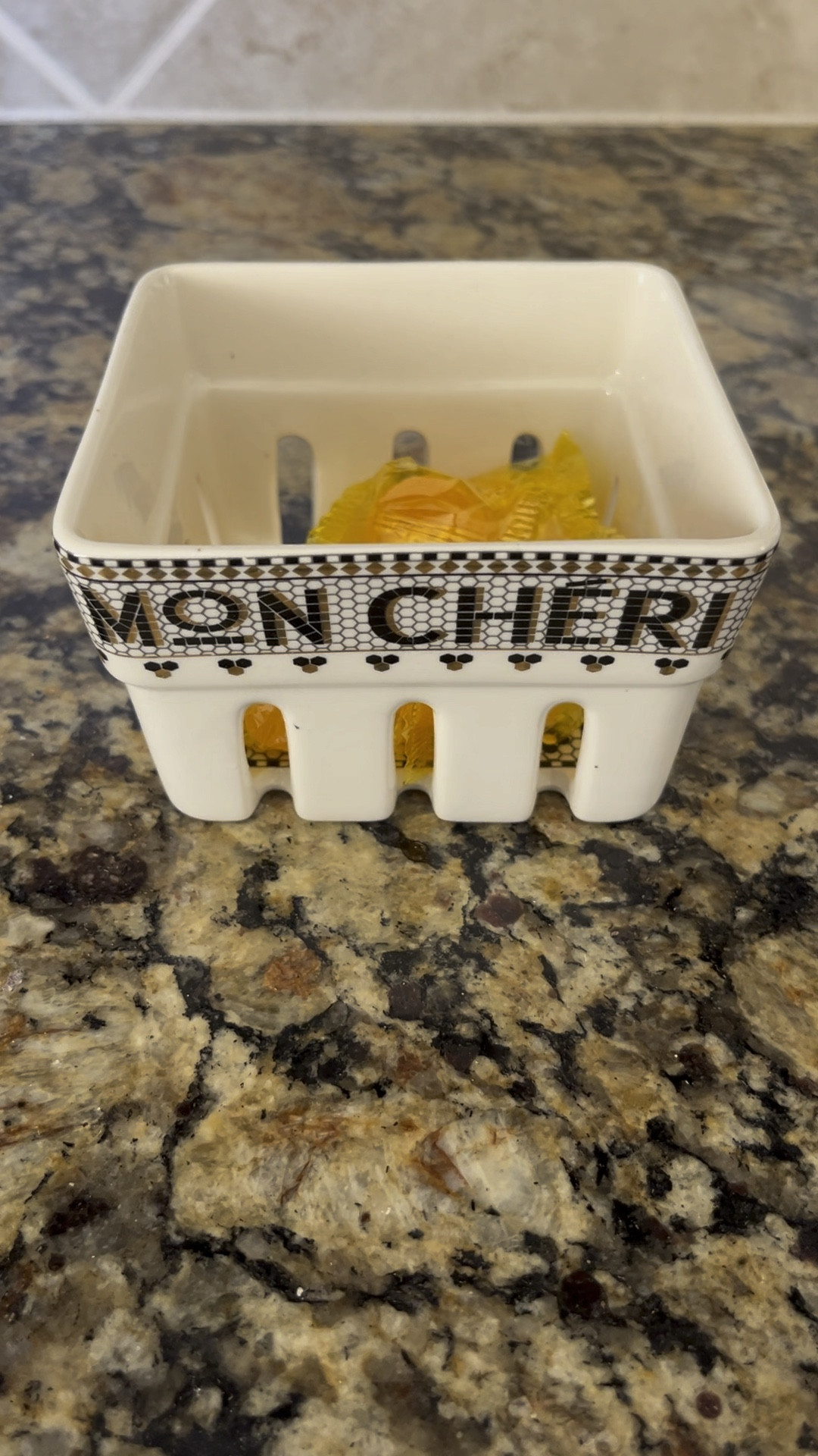 Bistro Tile Mon Cheri Berry Basket.

I use this as a candy dish and it would make a great hostess gift filled with chocolates! I love Anthropologie’s Bistro Tile Collection. All the pieces are so special and in my fave neutral colors. They even have some Festive Holiday pieces out now.

#LTKCyberWeek #LTKHome #LTKGiftGuide