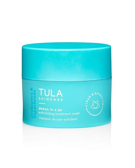 TULA Skin Care Detox in a Jar Exfoliating Treatment Mask with Hydrating Vitamin E, Soybean Oil an... | Amazon (US)