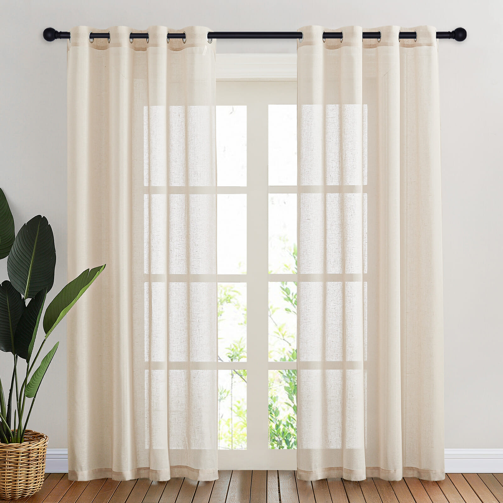 Yarn
Linen Look Sheer Custom Curtain
$57
$51
 | TheHues
