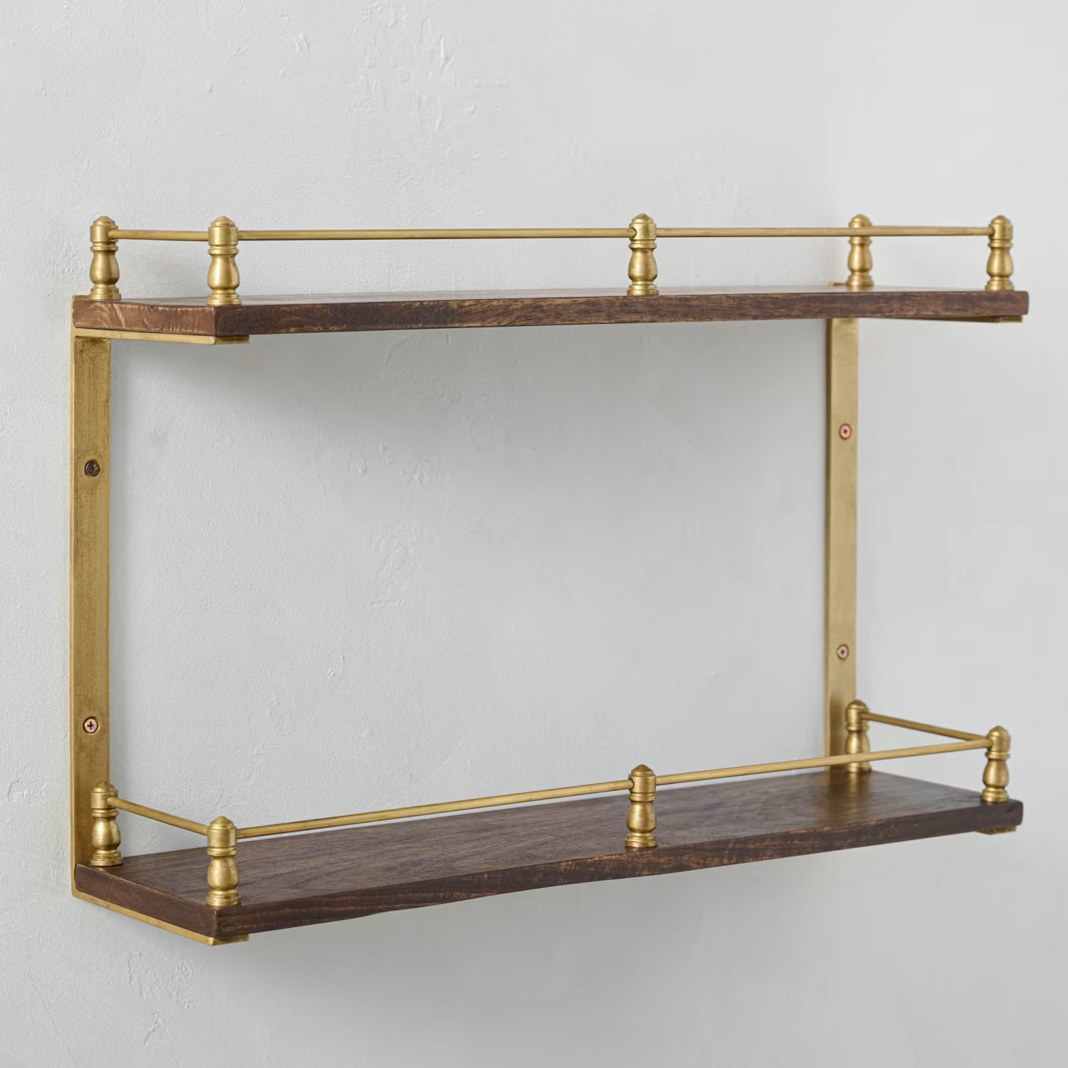 Elliott Brass Railing Shelf | Magnolia