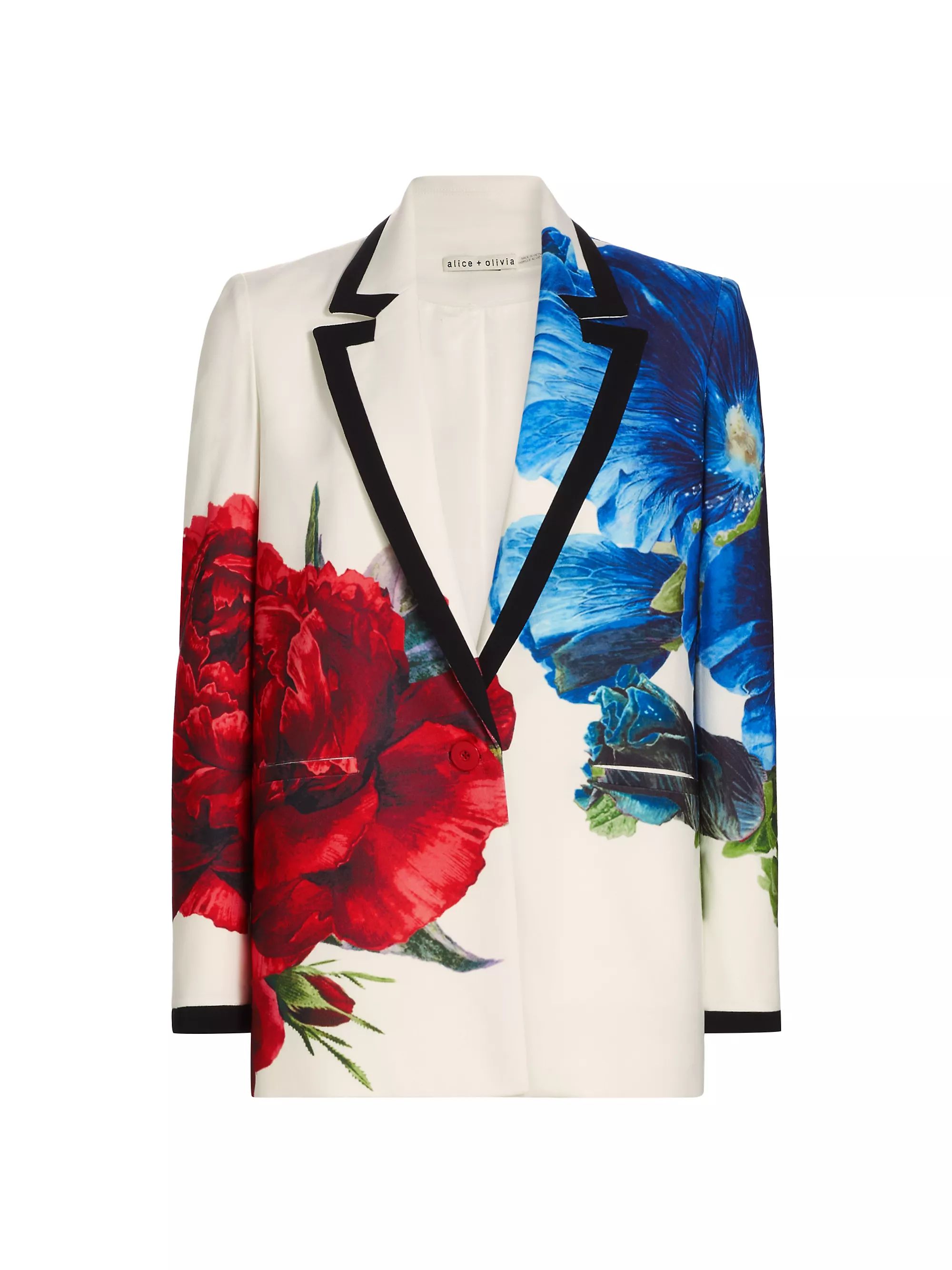 Denny Floral Tailored Single-Breasted Jacket | Saks Fifth Avenue