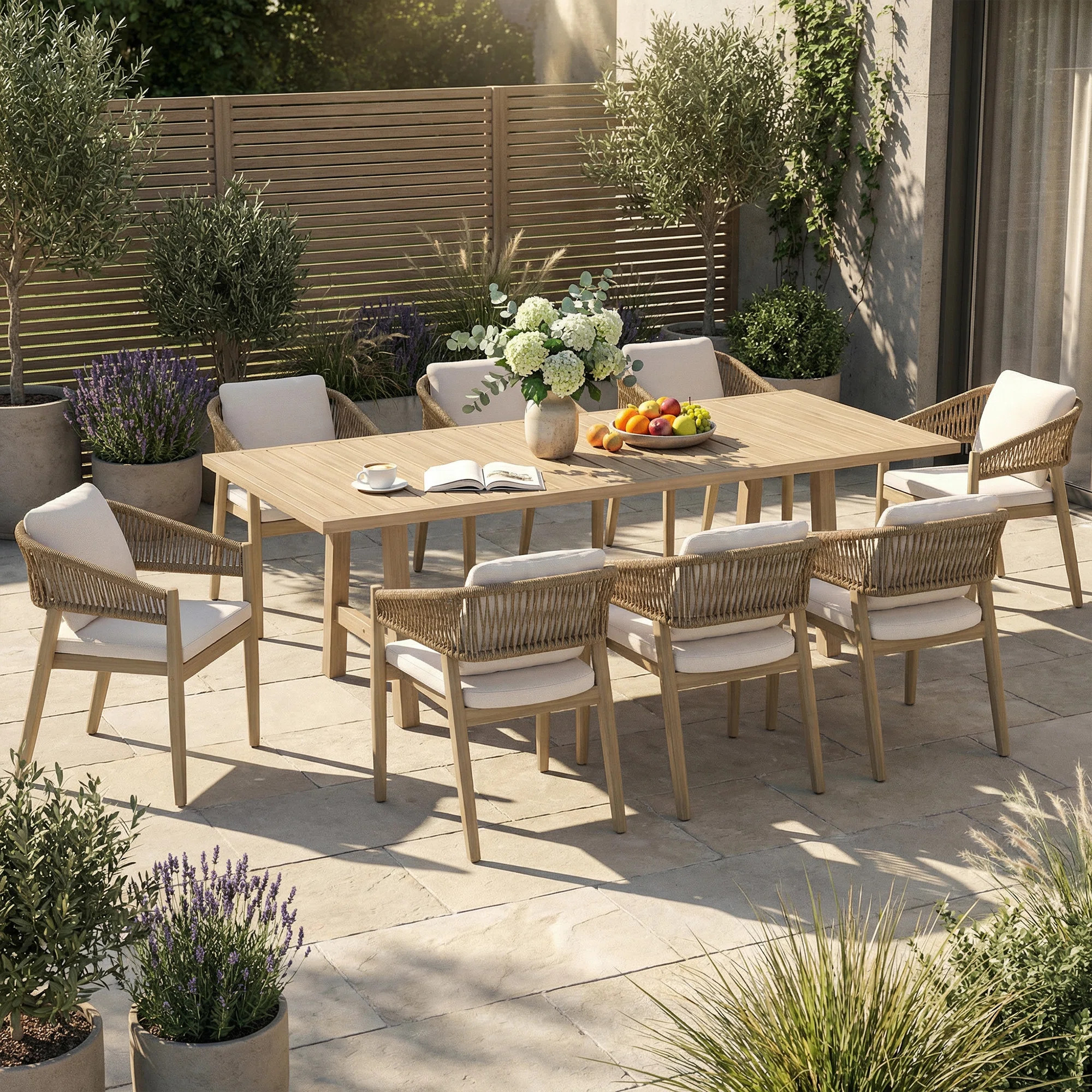 Outdoor Dining Set With Cushions | Wayfair North America