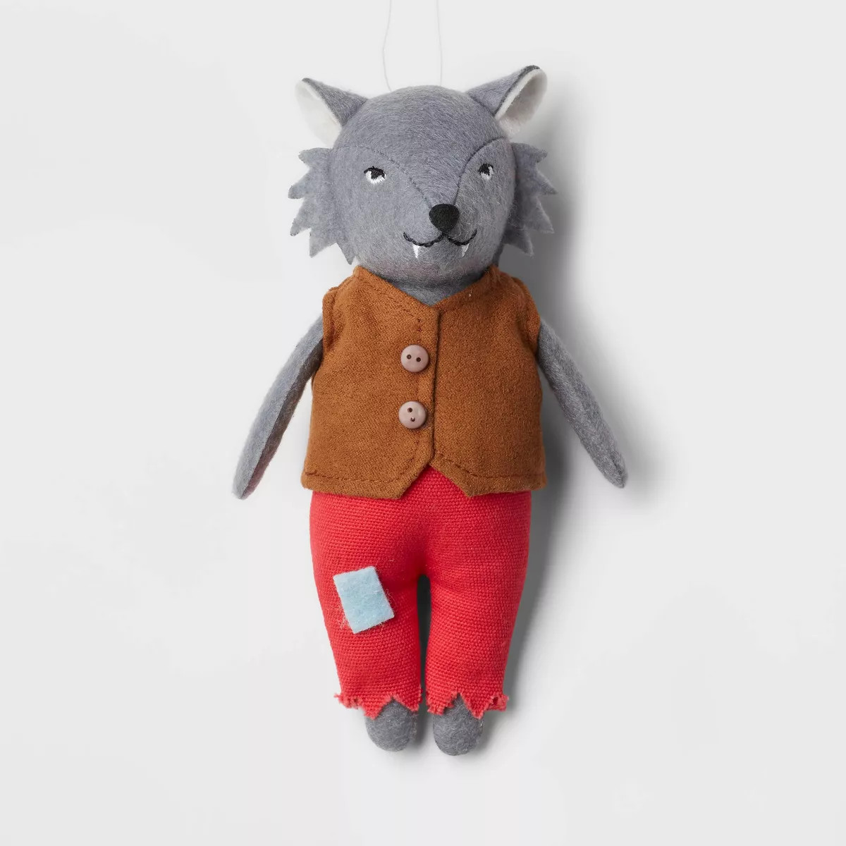 The Three Little Pigs Big Bad Wolf Fabric Christmas Tree Ornament - Wondershop™ | Target