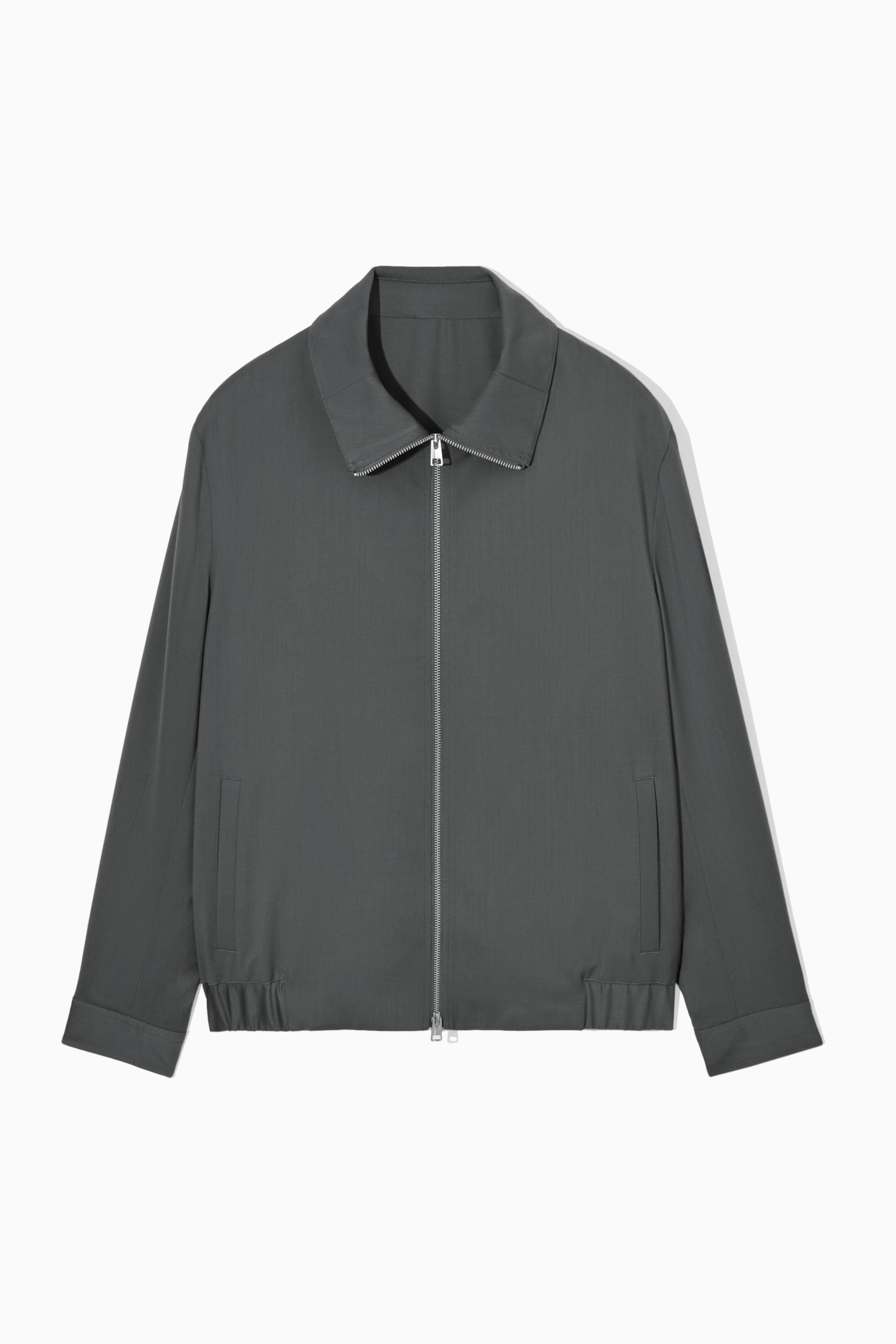 LIGHTWEIGHT WOOL JACKET - GREY - Men | H&M GB | H&M (UK, MY, IN, SG, PH, TW, HK)