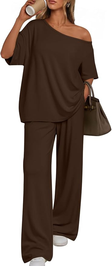 Trendy Queen Womens 2 Piece Lounge Sets Matching Comfy Outfits Clothing | Amazon (US)