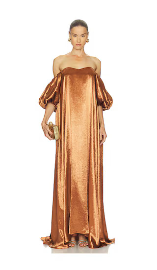 Palmer Gown in Tortoise Shell | Revolve Clothing (Global)