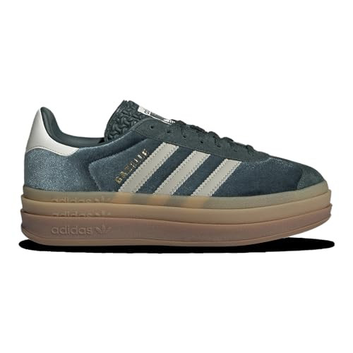 Adidas Originals Gazelle Bold - Women's (IG4391, Mineral Green/Putty Grey) Size 8.5 | Amazon (US)