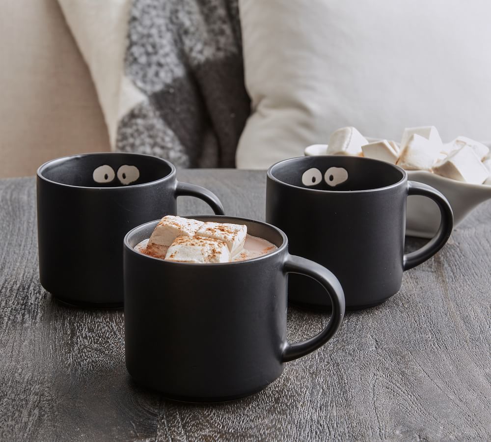 Boo Stoneware Mugs | Pottery Barn (US)