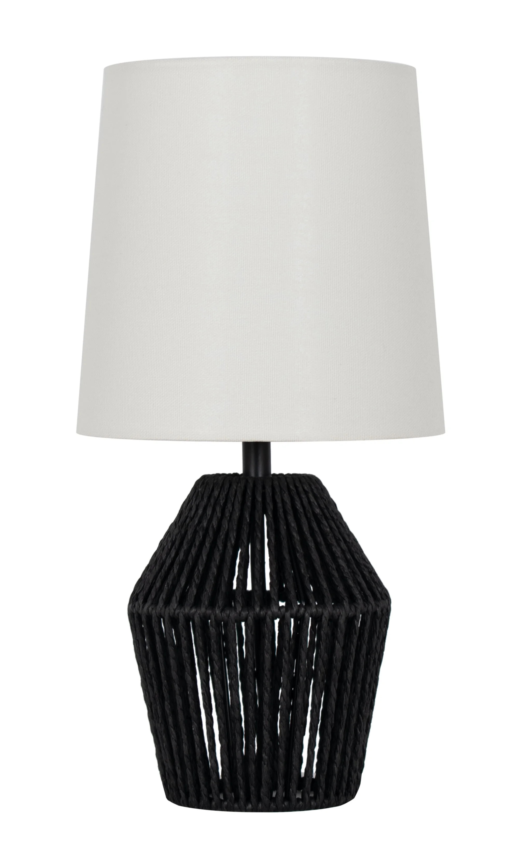 12.75 inch Mainstays Mini Black Rope Lamp | Walmart (US)