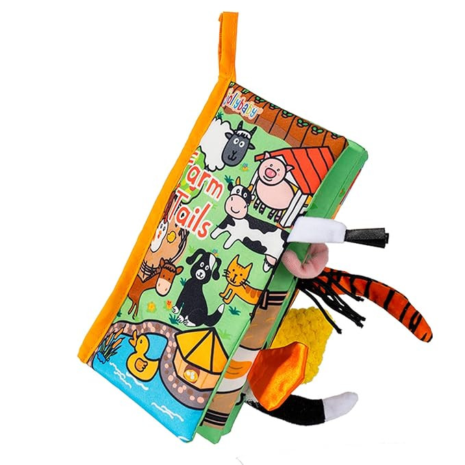 Jollybaby Baby Cloth Books, Touch & Feel Crinkle Soft Books, for Infants Babies, Toddler Early Ed... | Amazon (US)