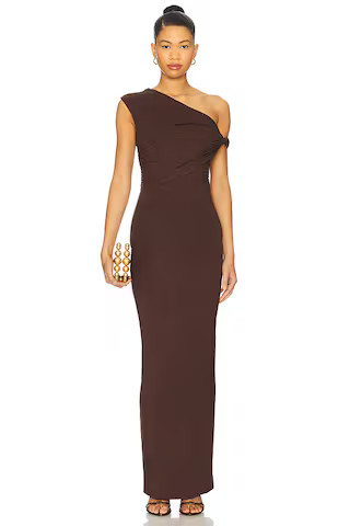 superdown Alessia Maxi Dress in Brown from Revolve.com | Revolve Clothing (Global)