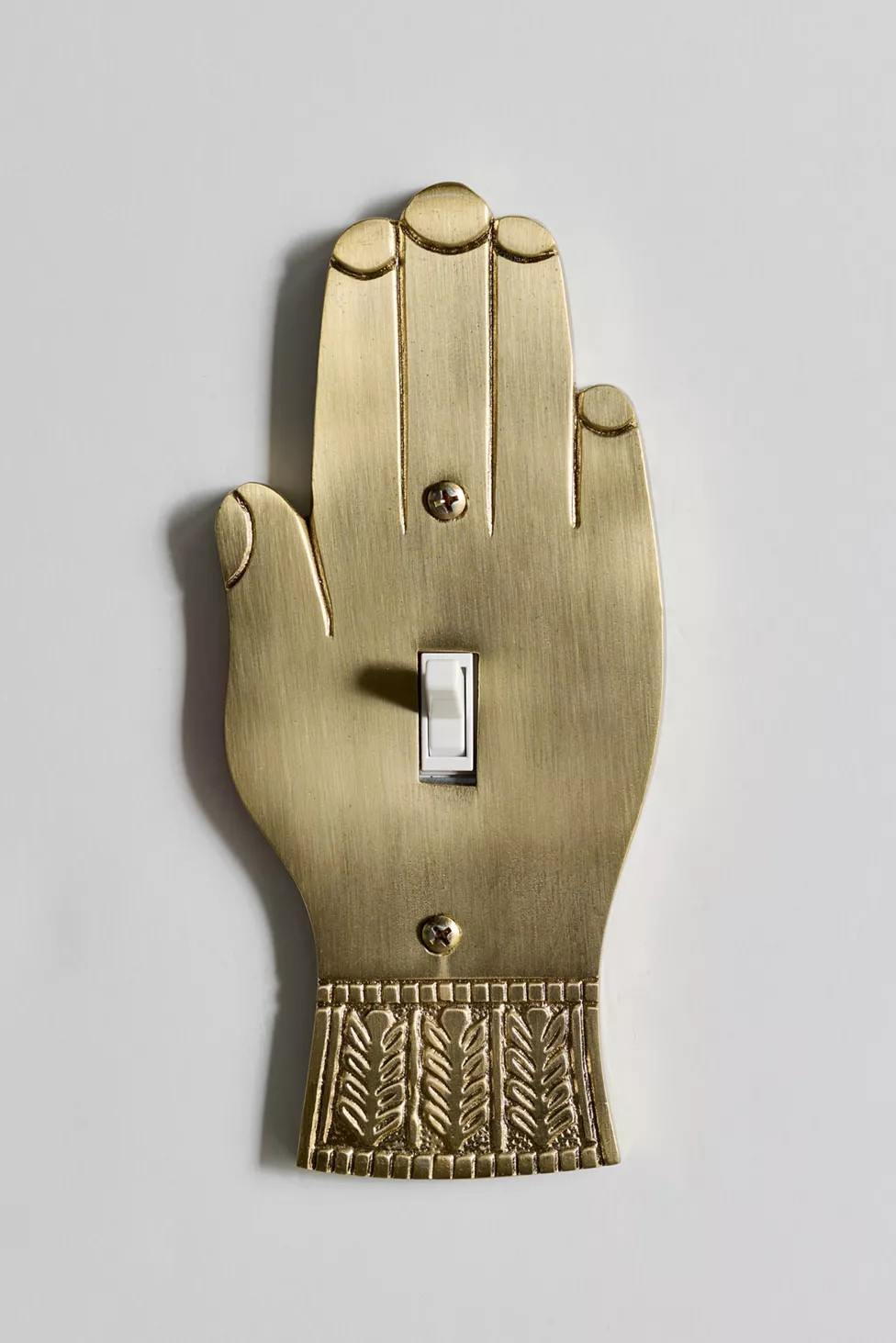 Hand Shaped Iron Switch Plate | Urban Outfitters (US and RoW)