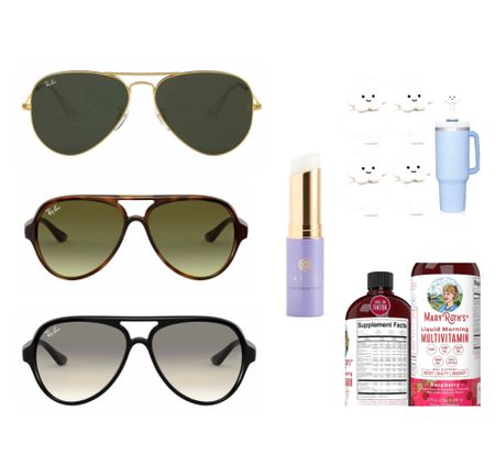 Prime Days, stand-by style ✨ Some of my day-to-day faves that happen to be included in Prime Days - my Ray Ban classics, the cutest cloud straw covers, my current daily multivitamin after being influenced by TikTok and IG and a makeup product I love for travel!✨✨✨

#LTKxPrimeDay #LTKSeasonal