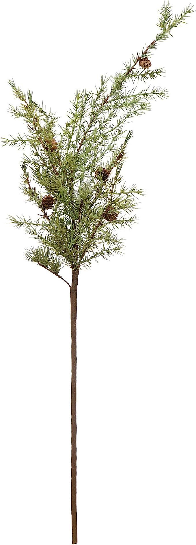 Creative Co-Op 45" H Faux Atlas Cedar Stem w/Pinecones Artificial Plants, Multi | Amazon (US)